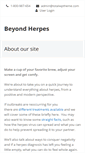 Mobile Screenshot of beyond-herpes.org